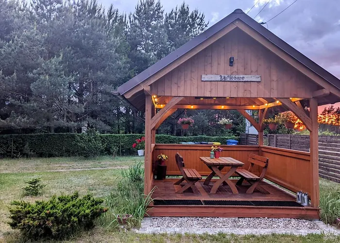 Domki Letniskowe Bory Tucholskie - Klimatyzacja Wifi Sauna Jacuzzi